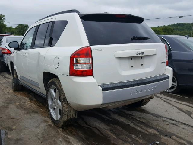 1J4NT5FB7AD640892 - 2010 JEEP COMPASS LI WHITE photo 3