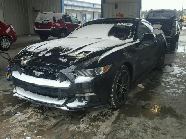 1FA6P8CF4G5245729 - 2016 FORD MUSTANG GT BLACK photo 2