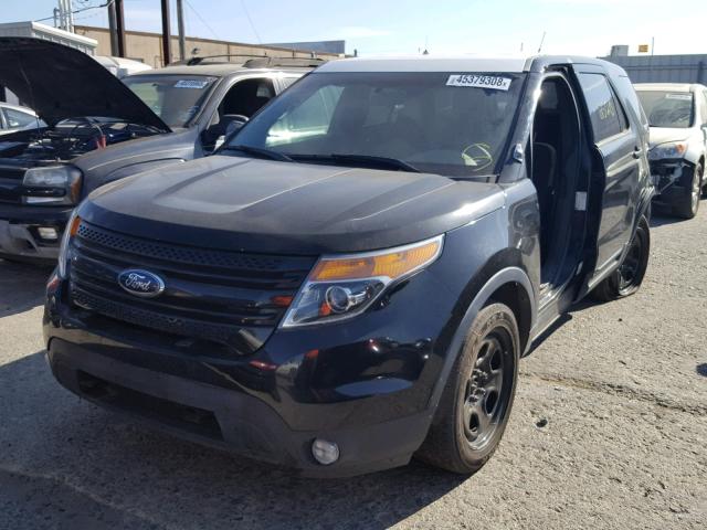 1FM5K8ARXDGC31461 - 2013 FORD EXPLORER P BLACK photo 2