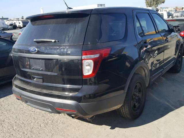 1FM5K8ARXDGC31461 - 2013 FORD EXPLORER P BLACK photo 4