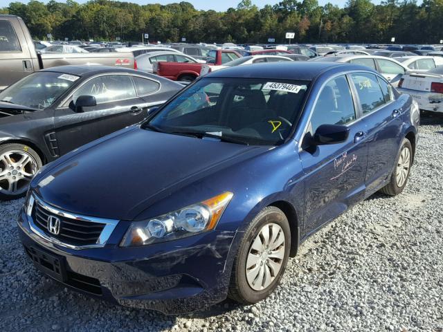 1HGCP2F3XAA002874 - 2010 HONDA ACCORD BLUE photo 2