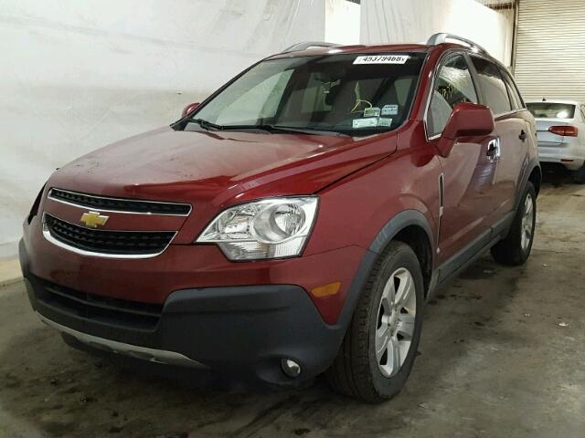 3GNAL2EK4ES658235 - 2014 CHEVROLET CAPTIVA LS RED photo 2