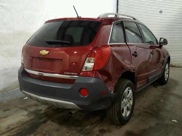 3GNAL2EK4ES658235 - 2014 CHEVROLET CAPTIVA LS RED photo 4