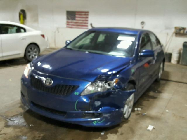 4T1BK46K87U019154 - 2007 TOYOTA CAMRY NEW BLUE photo 2