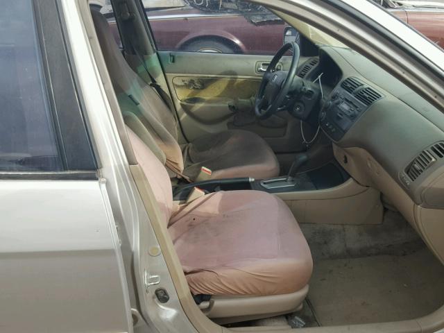 1HGES26732L036848 - 2002 HONDA CIVIC EX თაფლისფერი ფოტო 5