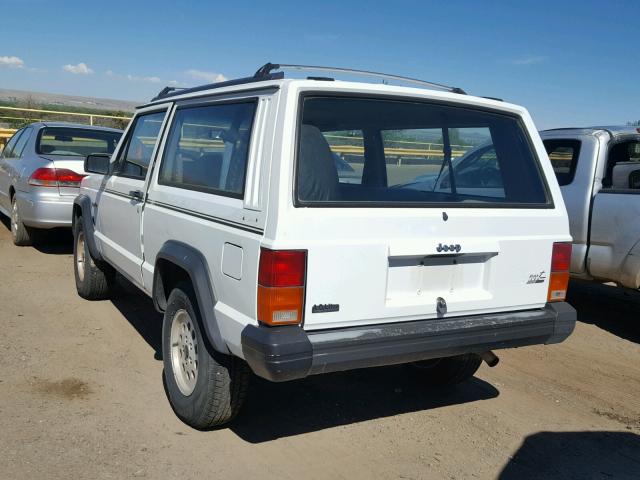 1J4FJ87S3NL215336 - 1992 JEEP CHEROKEE S WHITE photo 3