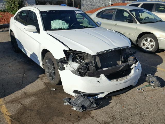 1C3CCBCG5EN179501 - 2014 CHRYSLER 200 WHITE photo 1