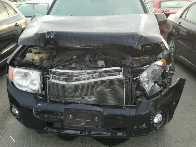 1FMCU49H08KB83316 - 2008 FORD ESCAPE HEV BLACK photo 9