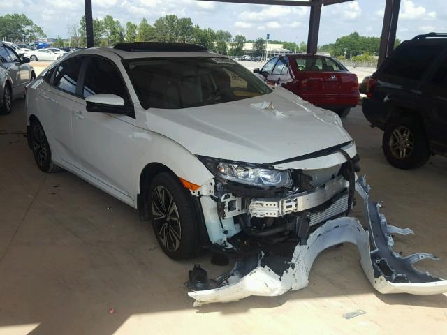 JHMFC1F79JX021206 - 2018 HONDA CIVIC EXL WHITE photo 1