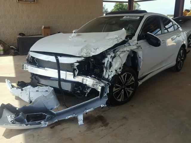 JHMFC1F79JX021206 - 2018 HONDA CIVIC EXL WHITE photo 2