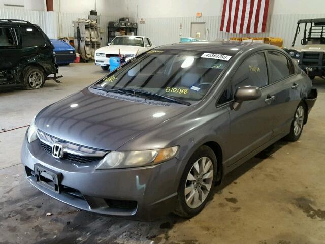 2HGFA1F94AH510188 - 2010 HONDA CIVIC EXL 灰色 照片 2
