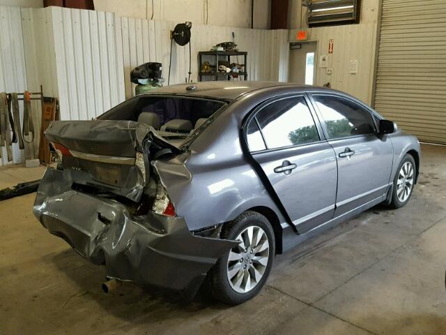 2HGFA1F94AH510188 - 2010 HONDA CIVIC EXL 灰色 照片 4