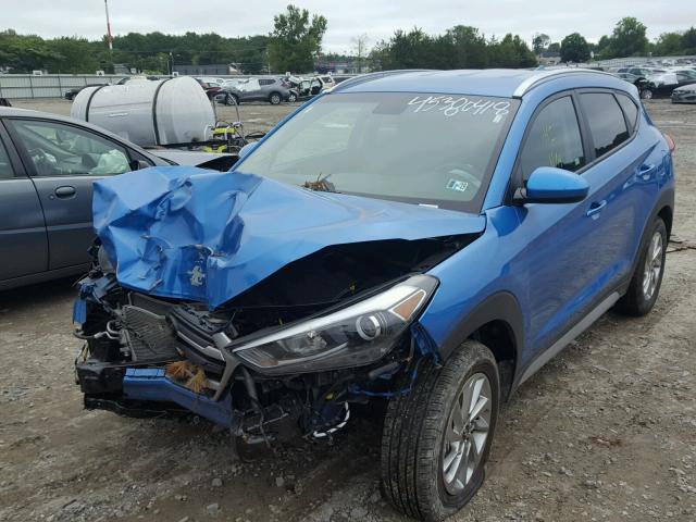 KM8J3CA48JU652563 - 2018 HYUNDAI TUCSON LIM BLUE photo 2