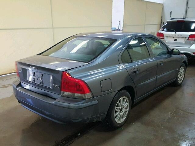 YV1RS61T232263624 - 2003 VOLVO S60 GRAY photo 4