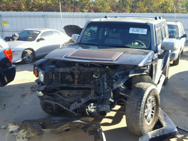 5GTDN13E278108642 - 2007 HUMMER H3 BLUE photo 9