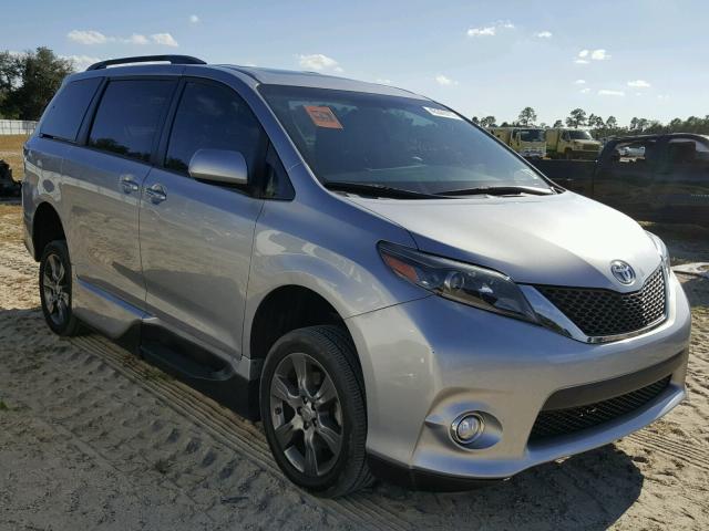 5TDXK3DC0FS580242 - 2015 TOYOTA SIENNA SPO SILVER photo 1