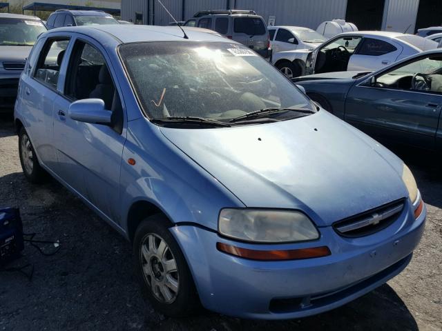 KL1TJ62684B159753 - 2004 CHEVROLET AVEO LS BLUE photo 1