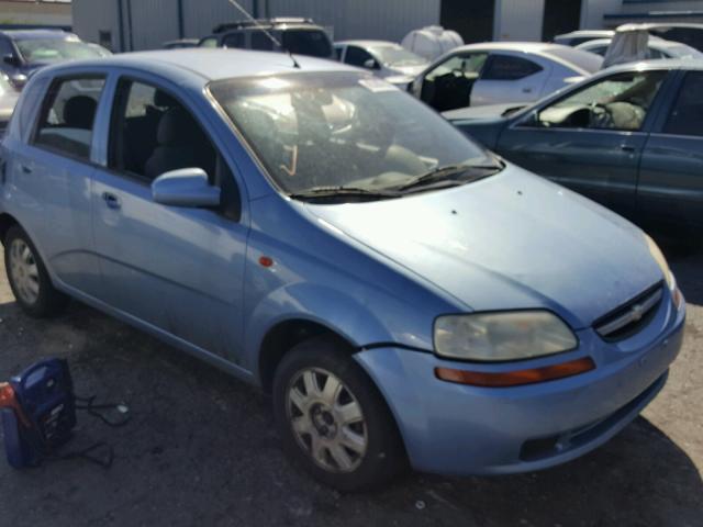 KL1TJ62684B159753 - 2004 CHEVROLET AVEO LS BLUE photo 10