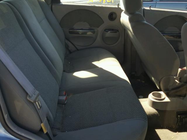 KL1TJ62684B159753 - 2004 CHEVROLET AVEO LS BLUE photo 6