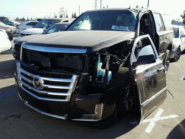 1GYS4CKJ9FR291150 - 2015 CADILLAC ESCALADE P BLACK photo 2