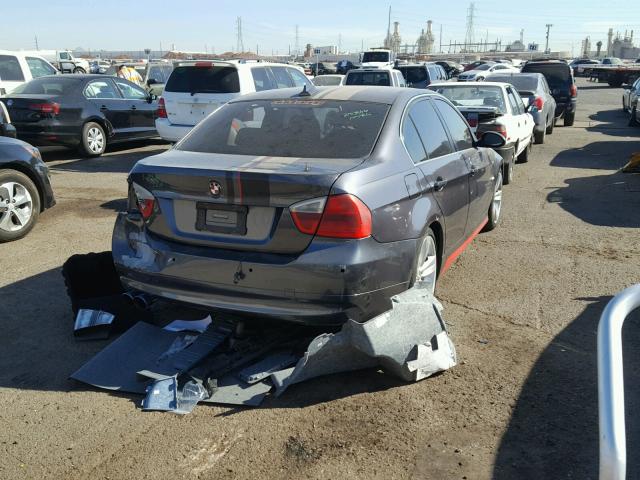 WBAVB33556AZ88059 - 2006 BMW 330 I CHARCOAL photo 4