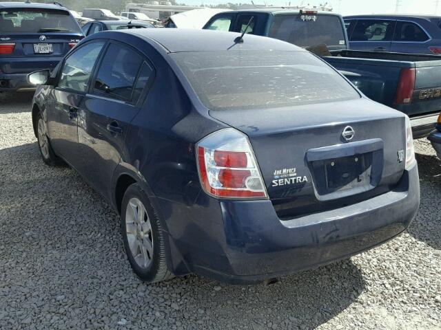 3N1AB61E38L688587 - 2008 NISSAN SENTRA 2.0 BLUE photo 3