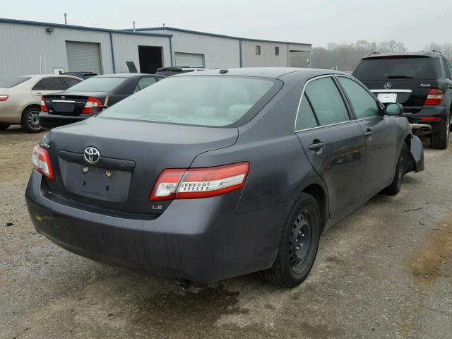 4T1BF3EK8BU208346 - 2011 TOYOTA CAMRY BASE GRAY photo 4