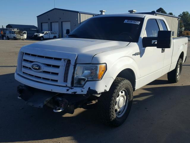 1FTFX1EV8AKE66104 - 2010 FORD F150 SUPER WHITE photo 2