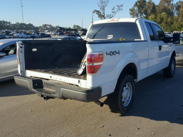 1FTFX1EV8AKE66104 - 2010 FORD F150 SUPER WHITE photo 4