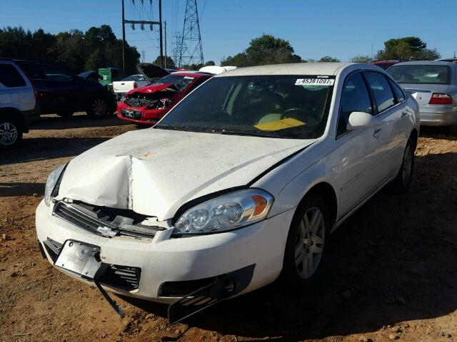 2G1WC58R879166938 - 2007 CHEVROLET IMPALA LT WHITE photo 2