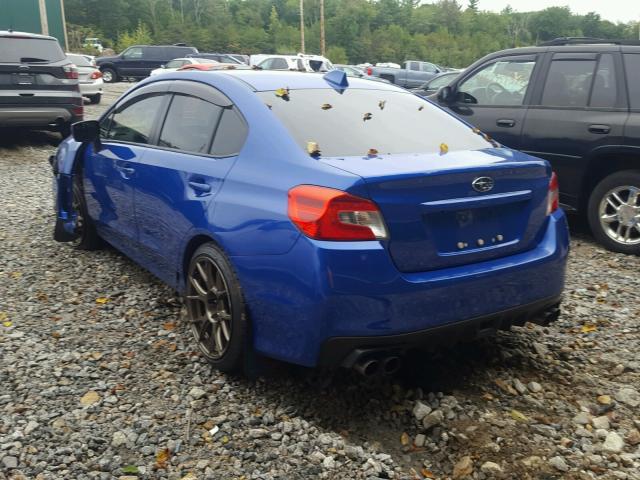 JF1VA1A65F9815820 - 2015 SUBARU WRX BLUE photo 3