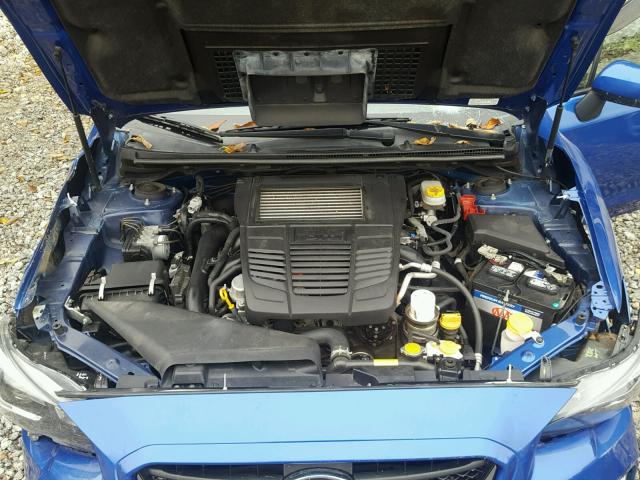 JF1VA1A65F9815820 - 2015 SUBARU WRX BLUE photo 7