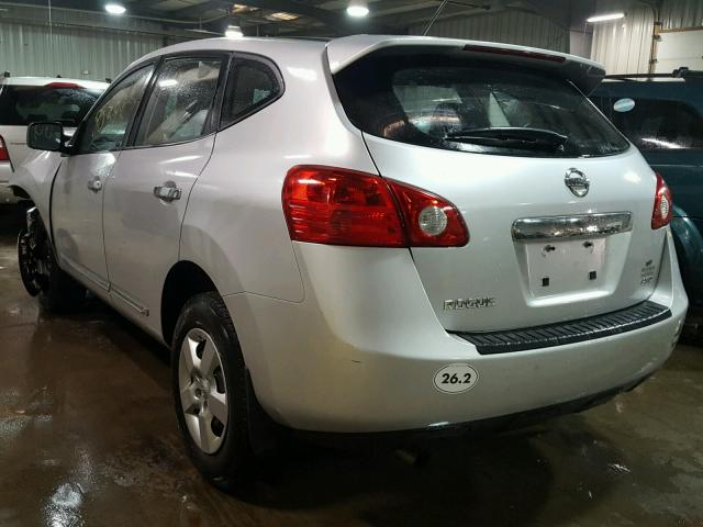 JN8AS5MV0CW406366 - 2012 NISSAN ROGUE S SILVER photo 3