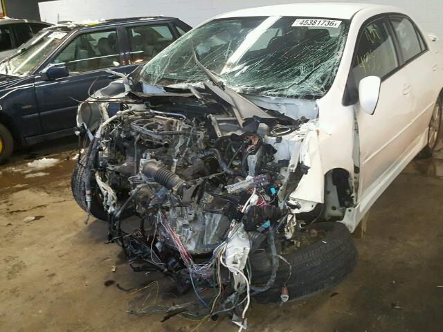 1NXBU40EX9Z044170 - 2009 TOYOTA COROLLA/S/ WHITE photo 2