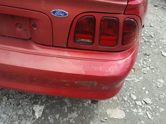 1FALP47V1TF126358 - 1996 FORD MUSTANG CO RED photo 9