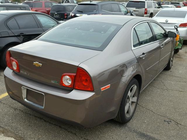 1G1ZC5EU9BF239692 - 2011 CHEVROLET MALIBU GRAY photo 4