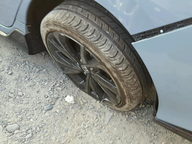 SHHFK7H90HU419364 - 2017 HONDA CIVIC SPOR BLUE photo 9