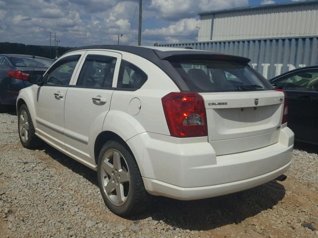 1B3HE78K17D185294 - 2007 DODGE CALIBER R/ WHITE photo 3