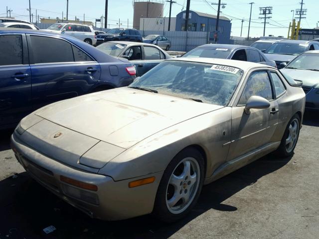 WP0AA0947FN456287 - 1985 PORSCHE 944 BEIGE photo 2