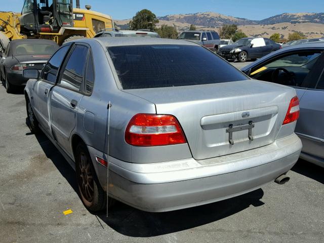 YV1VS27544F076346 - 2004 VOLVO S40 1.9T SILVER photo 3