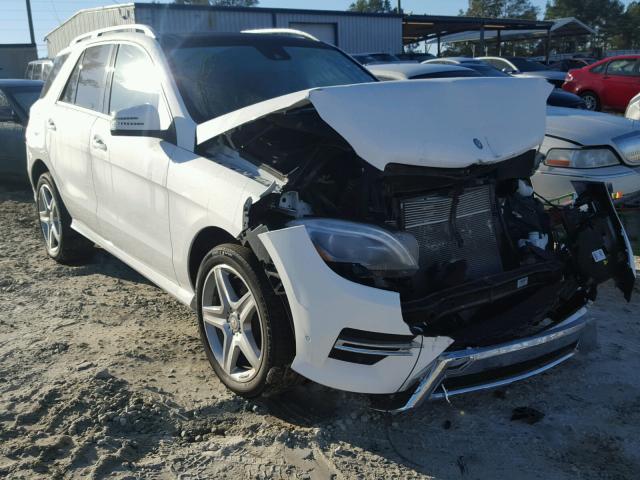 4JGDA5JB4FA483406 - 2015 MERCEDES-BENZ ML 350 WHITE photo 1