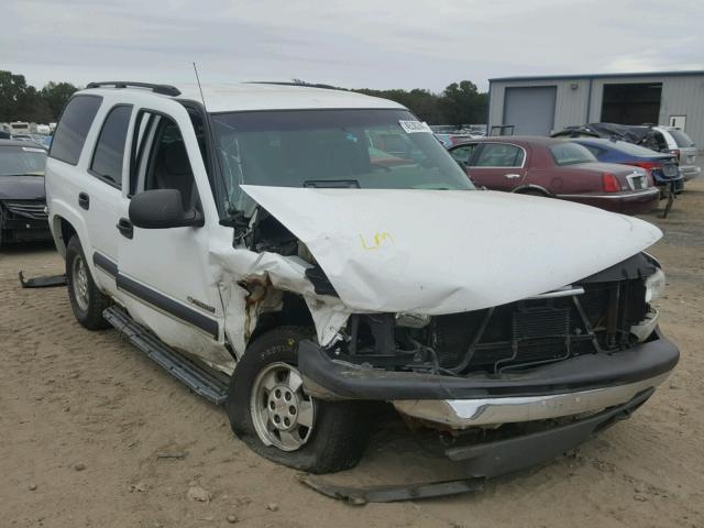 1GNEK13ZX3J252862 - 2003 CHEVROLET TAHOE K150 WHITE photo 1