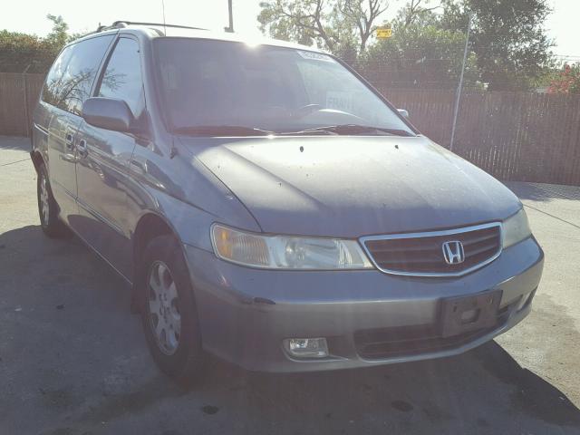 5FNRL18672B014074 - 2002 HONDA ODYSSEY EX GRAY photo 1