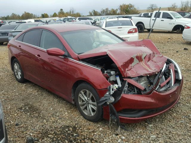 5NPEB4AC0EH909902 - 2014 HYUNDAI SONATA GLS RED photo 1