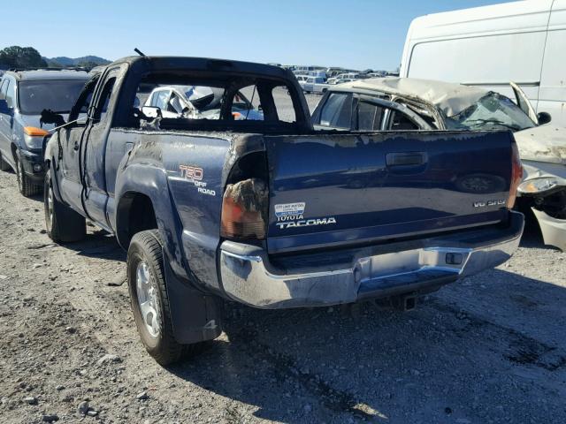 5TEUU42N66Z300253 - 2006 TOYOTA TACOMA ACC BLUE photo 3