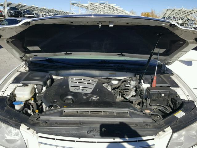 KMHFC46F46A036454 - 2006 HYUNDAI AZERA SE WHITE photo 7