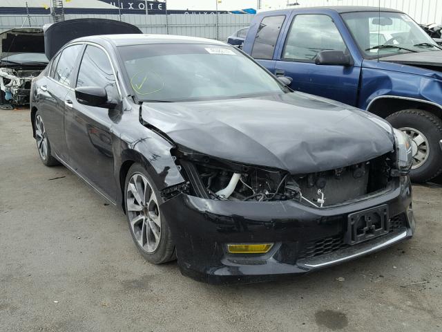 1HGCR2E57DA169114 - 2013 HONDA ACCORD SPO BLACK photo 1