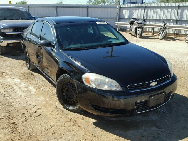 2G1WB55K989138044 - 2008 CHEVROLET IMPALA LS BLACK photo 1