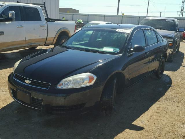 2G1WB55K989138044 - 2008 CHEVROLET IMPALA LS BLACK photo 2