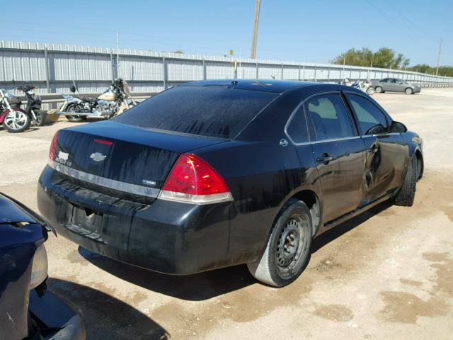 2G1WB55K989138044 - 2008 CHEVROLET IMPALA LS BLACK photo 4